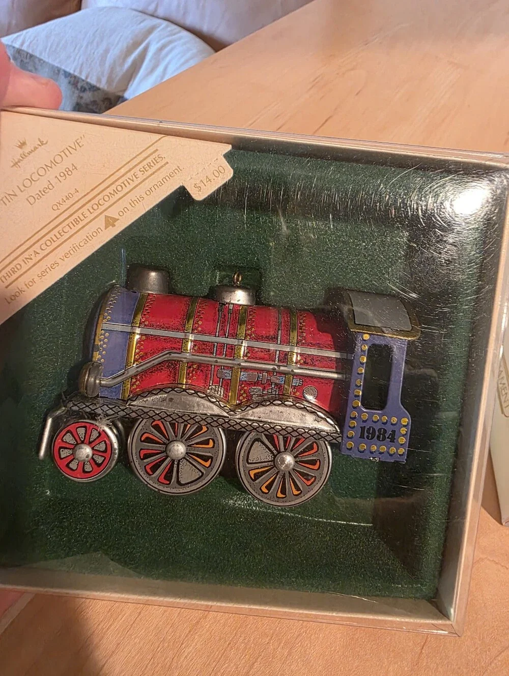 Hallmark Tin Locomotive Collection Ornaments